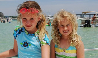Girl Friends At The Beach